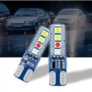 Lampu Sein Senja Jelly 8 Led T10 RGB 4 Warna Sen 2 Mode 12Volt 24Volt Universal