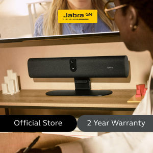 Jabra PanaCast U30 4K Video Bar | 120° Wide Camera 6-Mic Speaker AI Auto-Framing Plug-n-Play