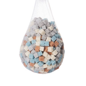 Mini cube concentrate Biological Filter Media for Aquarium Fish Tank Marine Filter Bacteria Balls Filter Material Water Purify Aquarium Bio Filter Media Premium Density Fish Tank Wet Filter Media Block For Crystal Clear Water