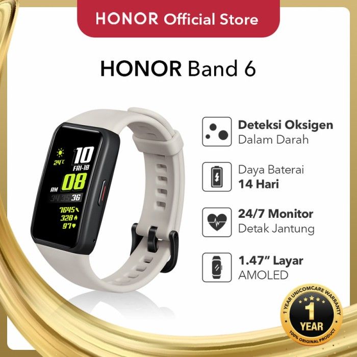 SMARTWATCH HUAWEI HONOR BAND HITAM SMARTBAND AMOLED Lazada