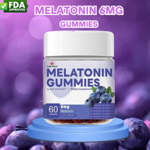Melatonin Gummies (60pcs Imported from the USA) Vitamin B6–Supports Better Sleep Reduces Fatigue