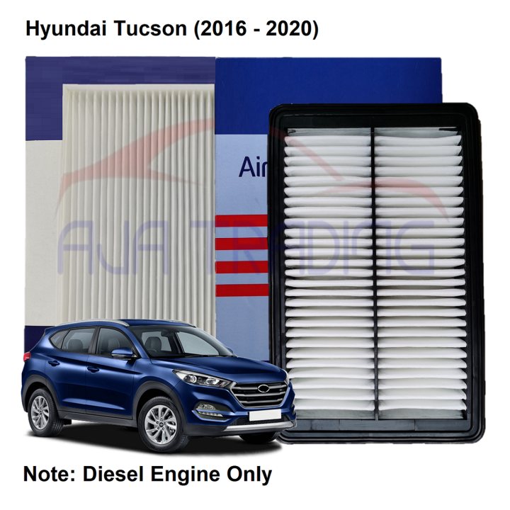Combo Air Filter and Cabin Filter for Hyundai Tucson (2016 - 2021 ...
