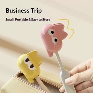 YZLong Portable Travel Toothbrush Cover with Cute Design and Dust Protection
