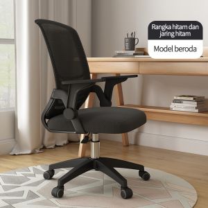 TAKA CHAIR / Kursi komputer yang nyaman kursi kantor / Kursi Komputer Kantor Modern DIY Kursi Komputer Sederhana Terbaik dengan Roda dan Gantungan Mantel SHENAR - LEMARIMAJUJAYA