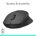 Logitech M331 SILENT PLUS Wireless Mouse, 2.4GHz with USB Receiver, Optical Tracking, Quiet & Lightweight, Long Battery Life, for PC, Mac, Laptop, Chromebook. 
