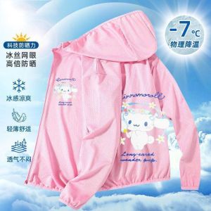 Kids Coats Girls Boys Jackets Kids Tops Thin Air Conditioning Jackets Hooded Zipper sun protection clothing