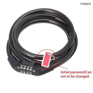✨[nappa] Cycling security 4 digit combination password bike bicycle cable chain lock