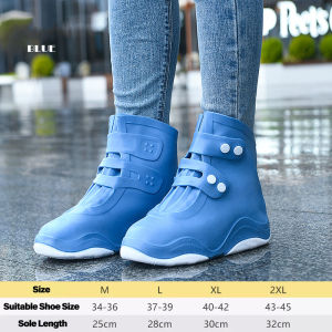 Thicker Rain Boots Waterproof Non-Slip Rain Boots Cover Boots For Rain Shoes Covers For Men And Women Adjusting Tightness