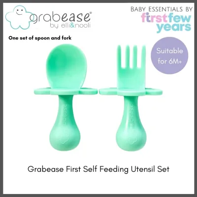 Grabease First Self Feeding Utensil Set (8 Colours)