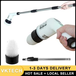 Rechargeable Electric Spin Scrubber Cordless Cleaning Brush for Kitchen Bathroom Ergonomic Handle Waterproof