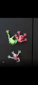Creative and Funny Lifelike 3D Frog Variable Design Refrigerator Magnets Cute Refrigerator Magnets Whiteboard Sticker Decorative
