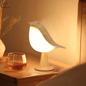Không dây LED đêm đèn nhỏ Magpie Shape Đèn đầu giường cho phòng ngủ và sử dụng tại văn phòng
