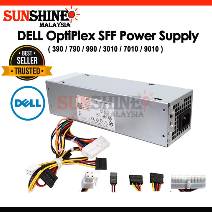 SUNSHINE DELL OptiPlex 390 790 990 3010 7010 9010 SFF Power Supply CPU