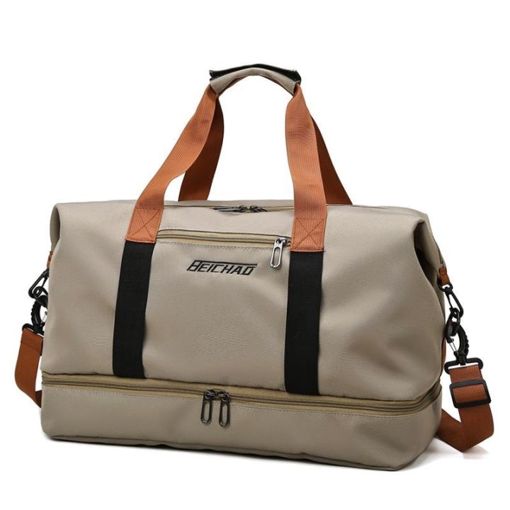 Travel Bag Large Capacity Boarding Duffel Dry Wet Separation Shoe ...
