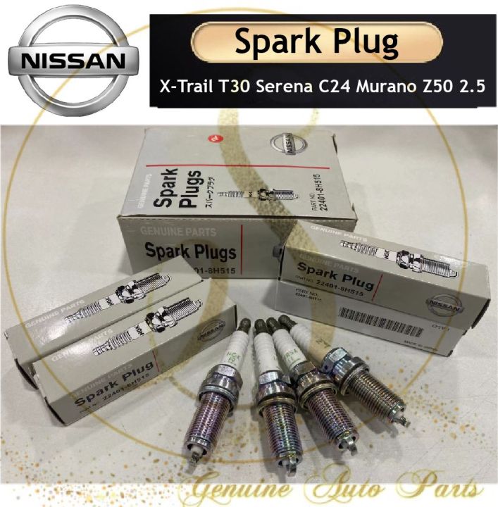100% ORIGINAL) NISSAN SPARK PLUG 22401-8H515 LFR5A-11 X
