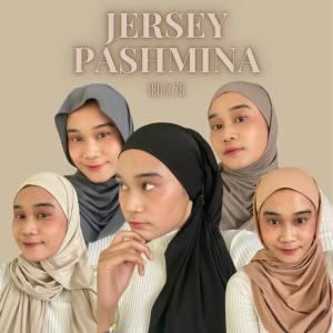 HIJAB PASHMINA JERSEY / KERUDUNG PASHIMINA / JERSEY PASMINA / BISA COD