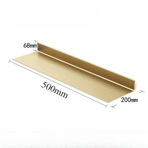 FFBH One Word Board Display Rack Luminous Floating Wall Shelf Aesthetic Living Room Organizer Racks Modern Metal Storage Shelves Q3P9R