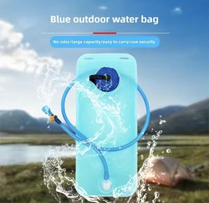 2L ถุงน้ํากีฬากระเป๋าเป้สะพายหลังจักรยานถุงน้ําขี่แบบพกพาเกรดอาหารกลางแจ้งถุงน้ําดื่ม Camping ถุงน้ําเดินป่า