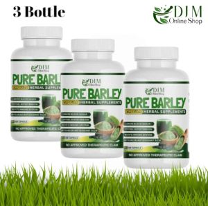 Pure Barley Capsule 500mg (3 Bottle) High CholesterolDiabetesLost weightCancer PreventionKidney StoneGallstones
