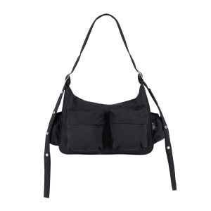 Tas Selempang Nylon - Tas Slingbag Unik Resleting - Tas Bahu Wanita Shoulderbag - Hazesac Vein