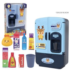 ⭐️HOT⭐️Kids Smart Refrigerator Fridge Toy | Pretend Play Kitchen Playset Simulation | Permainan Masak Masak Kanak Kanak