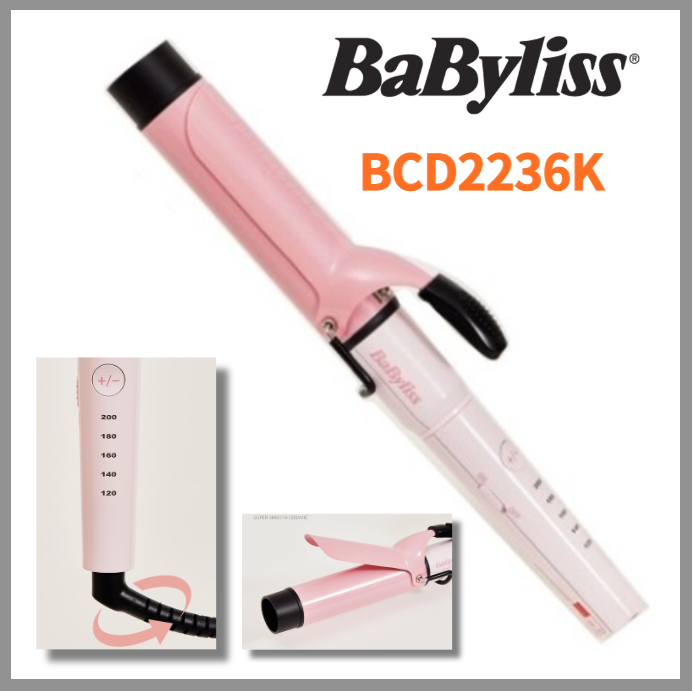 pink babyliss ceramic straightener