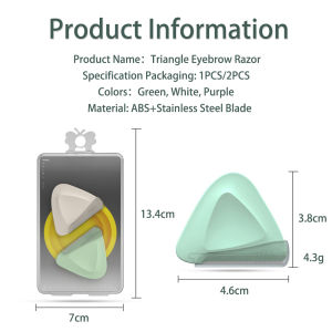 Eyebrow Razor Trimmer with Protective Cover Portable Shaving Tool for Facial Hair Removal for Women