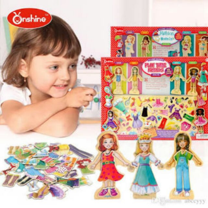 Magnetic Doll Melissa Doug Magnetic Wooden Dress Up Doll Unboxing