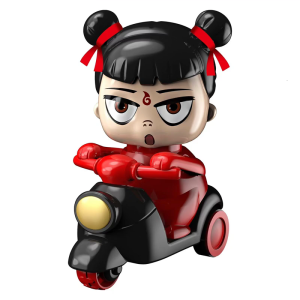 Colorful Car Friction Powered Vehicle Toy Inertial for Kids Gifts Vehicle Model Toy Cartoon Ne Zha Theme