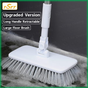 Long Handle Cleaning Floor Brush Bathroom Clean Tools Outdoor Swimming Pool Cleaning Brush Floor Cleaning Broom Retractable Brush Tile Scrubbing Brush Wash Toilet Brush