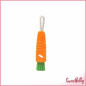 Sweet Belly  แปรงทำความสะอาดฝาถ้วย ร่องฝาถ้วย แปรงทำความสะอาดขวดเก็บอุณหภูมิ  Carrot brush