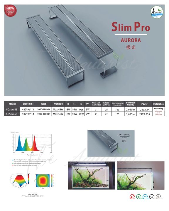 ライト・照明器具 LEDSTAR AQ Slim Pro 30 LEDSTAR Slim Pro 30 | アクアリウム用品,照明,～60cm以下
