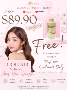VOUCHER Hair Colour $89.90 | No Bleach Any Length | Free Shampoo + Treatment | Exclusive Online Promo | First 100 Customers Only | Beauty Personal Care Hair Care Hair Coloring