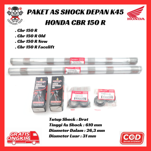 As Shock Depan Cbr 150 R - Paket Sok Depan Ori Honda Cbr 150R - Cbr 150R Old - Cbr 150R New Kode K45