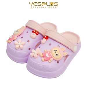 Sandal Selop Anak Perempuan Umur 3-10 Tahun Aksesoris Labubu EVA Rubber Import 8803-1