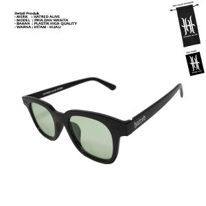 Kacamata Vincent Distro Clothing Brand HATRED ALIVE Local Brand Anti Radiasi Fashion Korean Retro Vintage Code C1