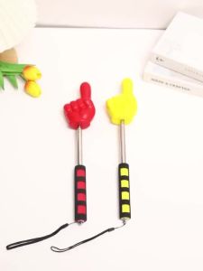 Finger Reading Sticks Telescopic Stainless Steel Teacher Pointer Stick Educational Learning Toys Pigfly