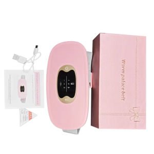 Warm Uterine Belt Electric Heating Waist Belt Three-speed Hot Compress Massager Abdomen Waist Relieve Menstrual Pain USB Charging