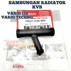 SELANG RADIATOR HONDA KVB PIPA T SELANG T KRAN T PIPA SAMBUNGAN RADIATOR VARIO 110 KVB KUALITAS ORIGINAL ORI ASLI SAMBUNGAN T