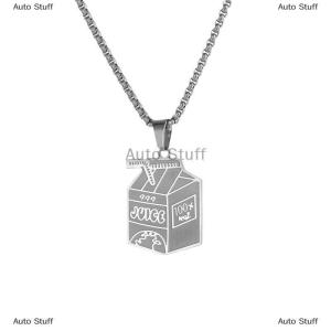 [COD] Auto Stuff สร้อยคอกล่องใส่น้ำผลไม้ทำจากสแตนเลสสำหรับผู้ชายผู้หญิงแฟชั่นอเนกประสงค์สำหรับเป็นของขวัญ