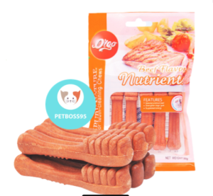 COMBO 5 & 10 GÓI XƯƠNG GẶM ORGO CHO CHÓ GÓI 90GRAM