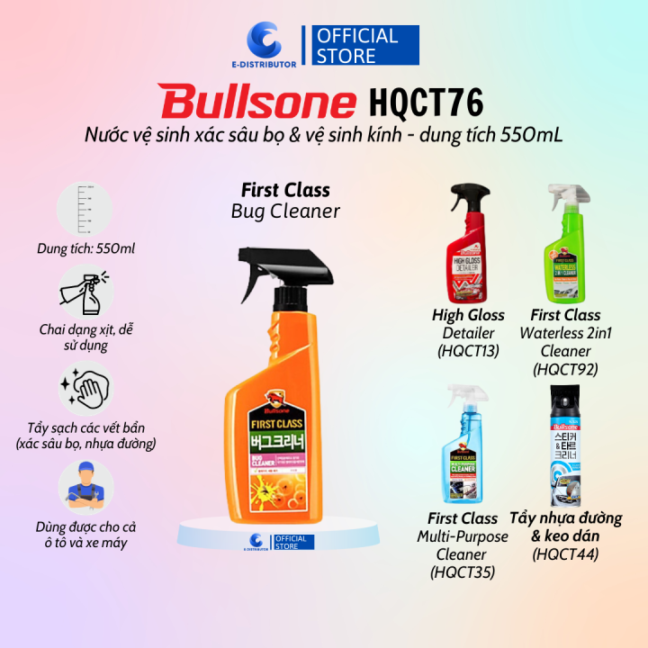 Nước Vệ Sinh Xác Sâu Bọ, Nhựa đường Bullsone HQCT76 (550ml) - Hàng ...