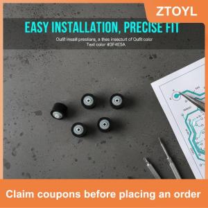 【ZTOYL】 2 cái 7x5.5x4.5x1.2mm Walkman Băng ổ đĩa Pinch Con lăn Băng Ghi Cassette Player Báo Chí vành đai cao su bánh xe ròng rọc