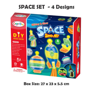 DIY Sand Art Kit Glow sand bottle set for Kids. DIY Pendant room decoration set. . HEYBABE.