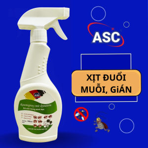 Bình xịt muỗi  Diệt ruồi côn trùng  Diệt gián sinh học ASC  –  An toàn cho sức khỏe thân thiện với môi trường 500ml