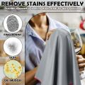 6 chiếc khăn lau kính lớn bằng microfiber, khăn không xơ 25 x 20 inch để lau kính, lau cửa sổ, đồ dùng thủy tinh (đen, xám). 