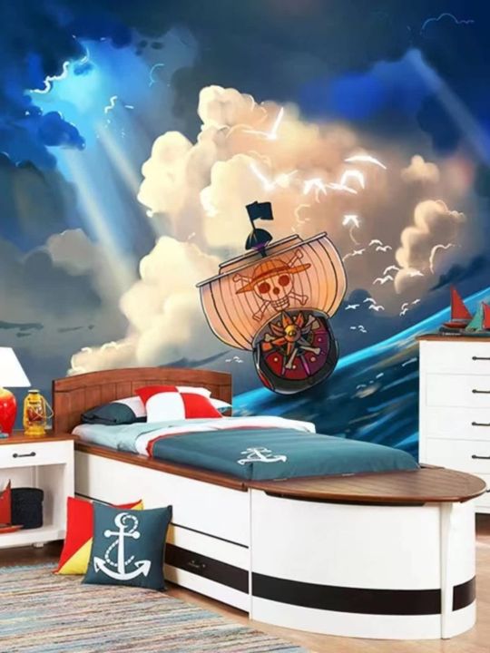 Cartoon One Piece Luffy 3D background wallpaper Japanese