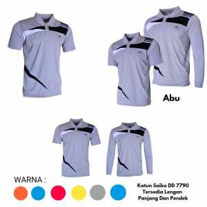 Frasser Kaos Katun Olahraga Seragam Gerak Jalan Senam Basket Bulutangkis Badminton Futsal Lengan Pendek Panjang Termurah KS KTN 23