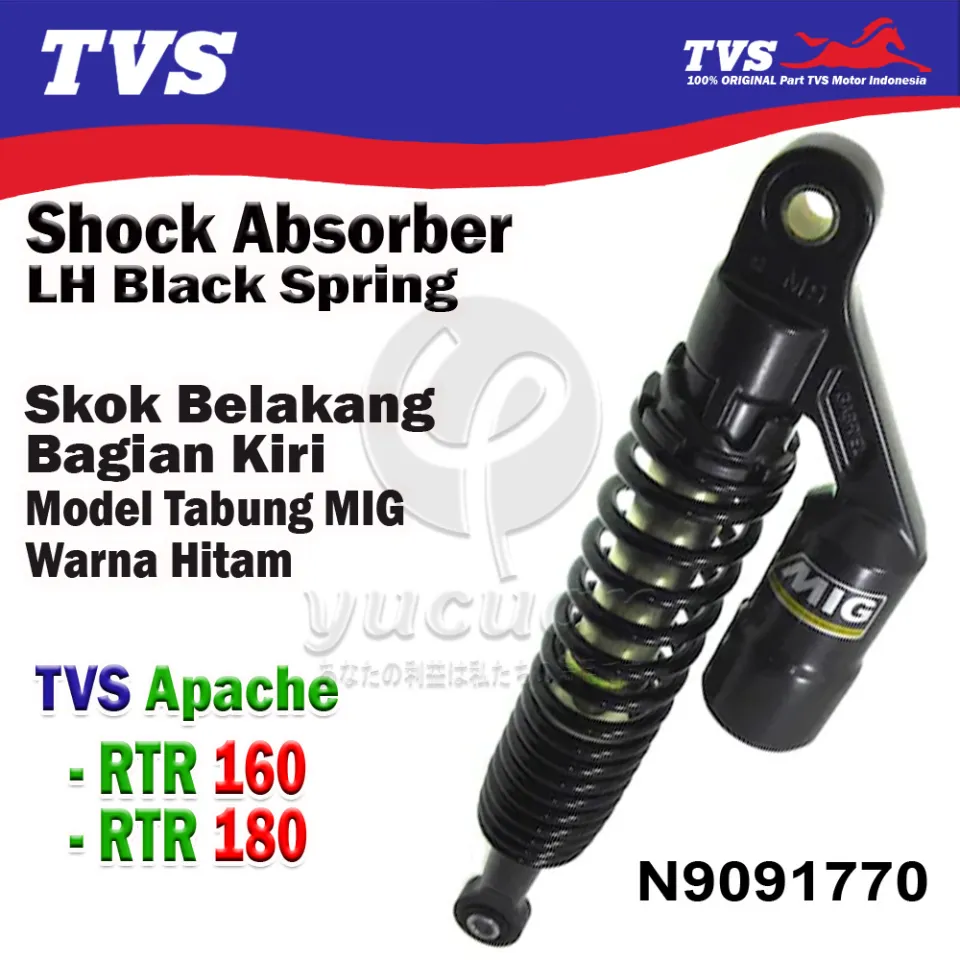 Tvs apache rtr online 160 back shocker price