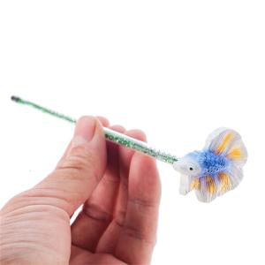 Betta Fish Training Wand Betta Starter Kits Resin Training Stick NaturalHabitat Fishtank Betta Tail Wand Aquariums Decor